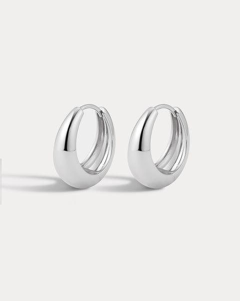 Marbella Hoops- Silver (Ships Early April) | Luv Aj