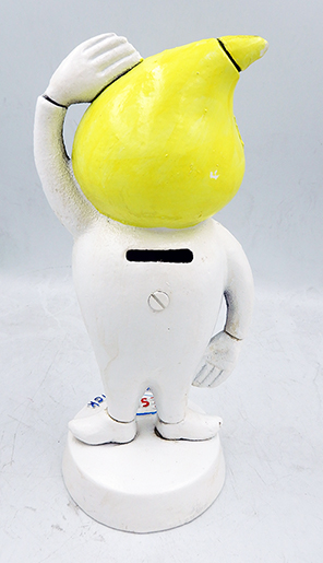 60'Sエッソボーイ鋳鉄製フィギュア貯金箱