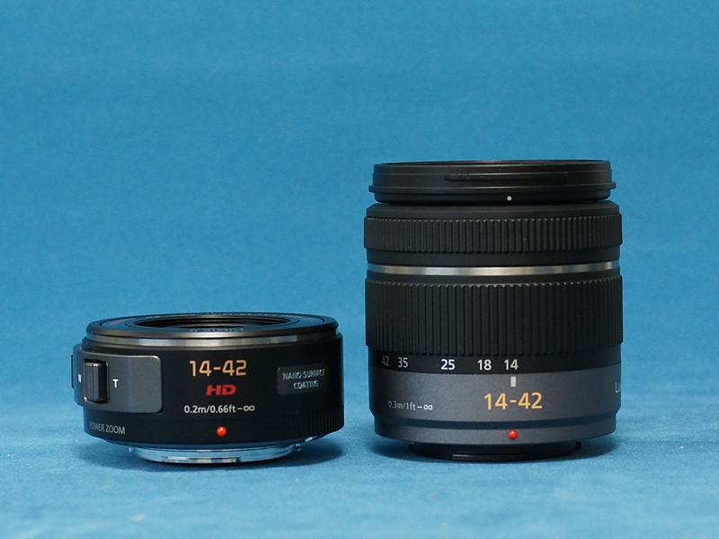 パナソニック レンズ G X PZ 14-42mm /monox デジカメ 比較 レビュー