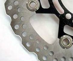 ペタルディスク300φ（D-TRACKER X純正品）取付キット アルミアダプタ