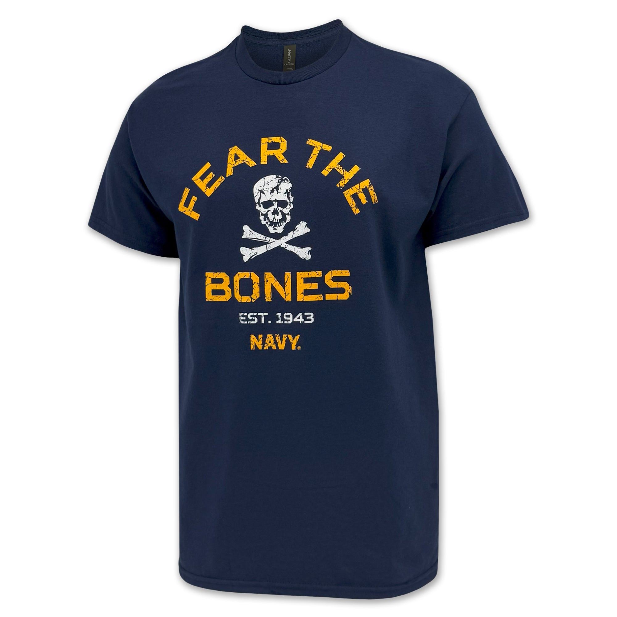Navy Fear The Bones T-Shirt (Navy) – Navy Gear