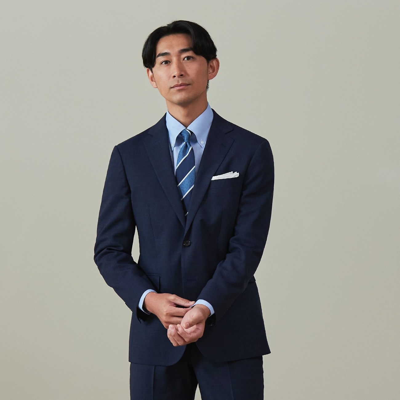 スマート ビズ セットアップ ジャケット 織柄|O45_5HF5S4 - ORIHICA