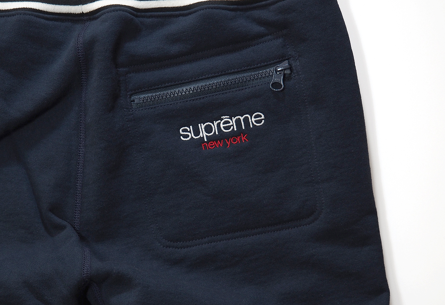 Supreme - Classic Logo Striped Rib Sweatpant - ParkSIDER