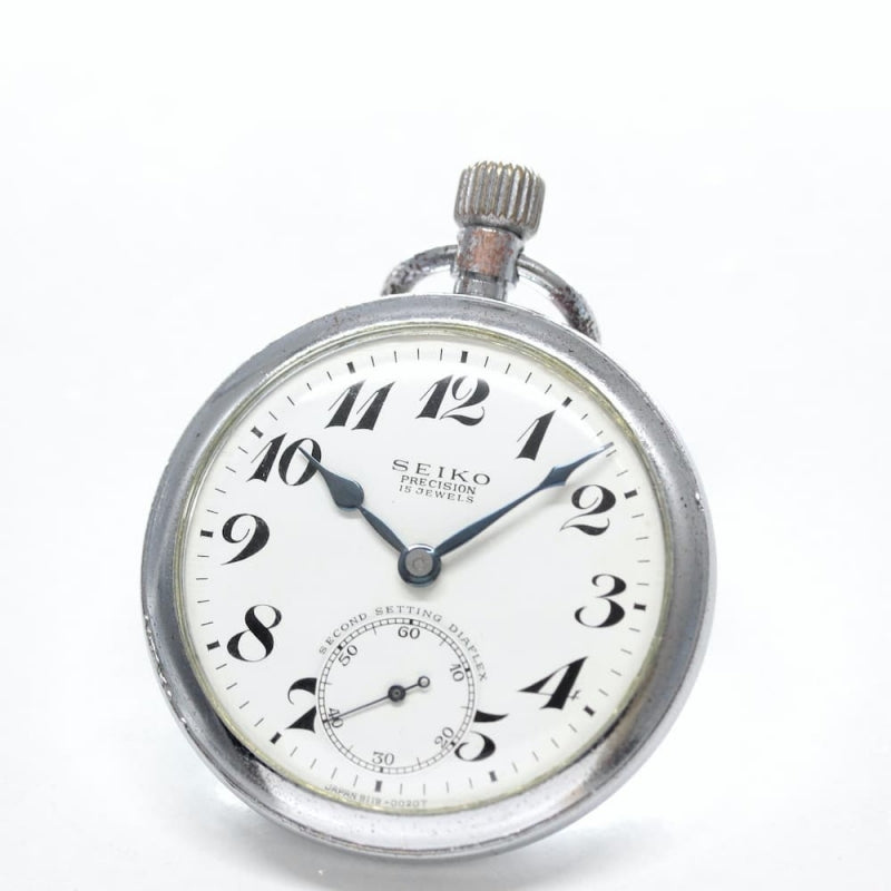 昭和42年の19セイコー鉄道時計/15石/秒針止め機能/絶版時計