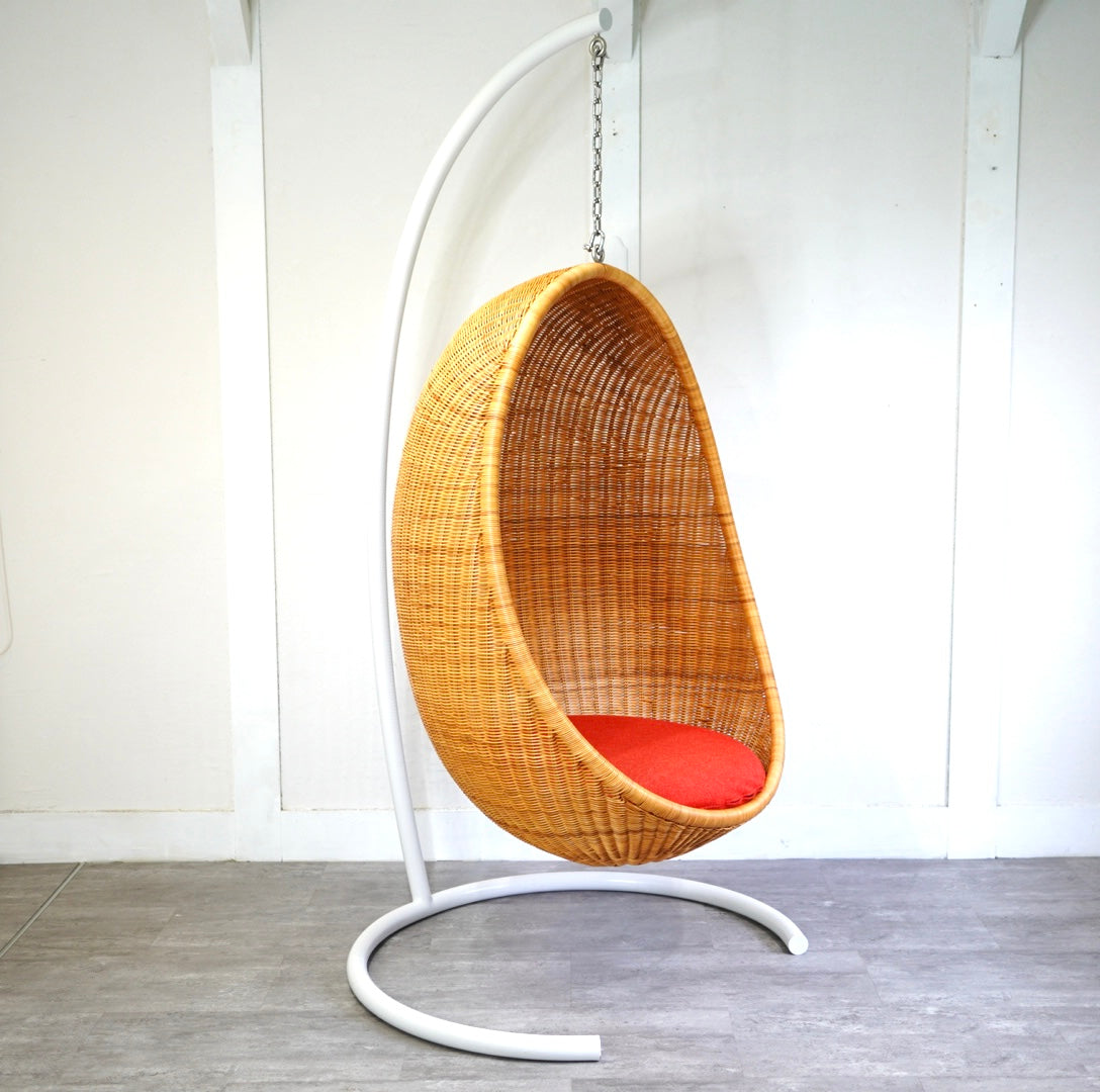 ヤマカワラタン ハンギングエッグチェア&ステンレススタンド ナナ