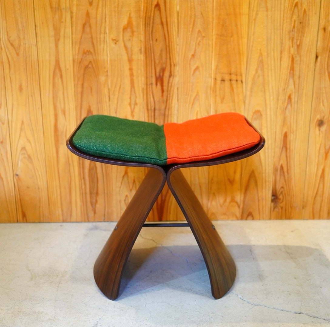 vintage】 天童木工 バタフライスツール tendo 旧タグ 天童木工