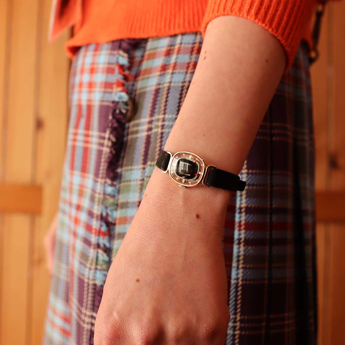 ジュベニア / JUVENIA ミステリーダイヤル スケルトン 手巻き