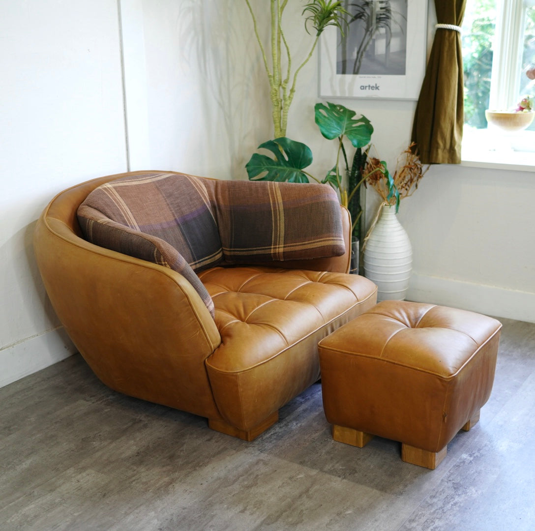 クラッシュゲート / CRASH GATE オピアムソファ 1P & オットマン 中古