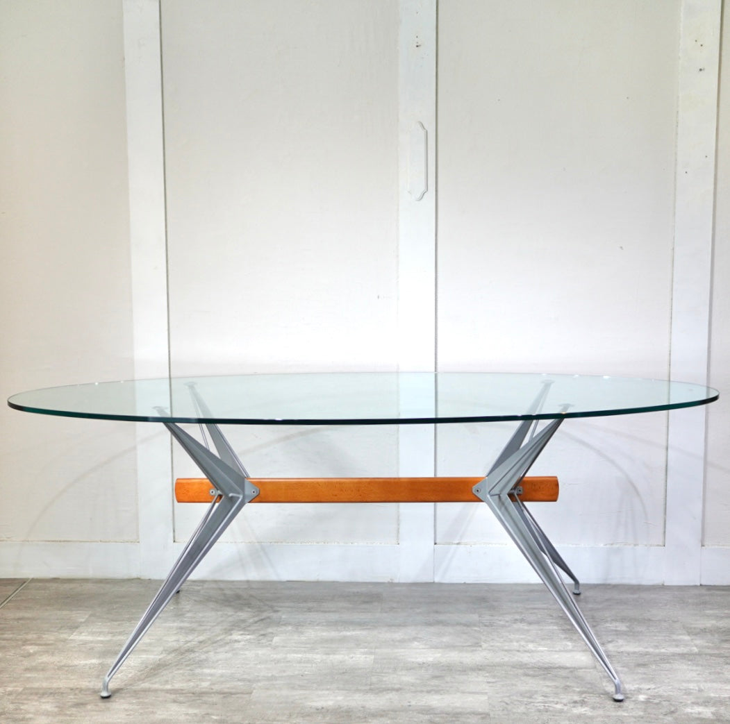 ファセム / Fasem T-38 ガラストップテーブル ダイニングテーブル