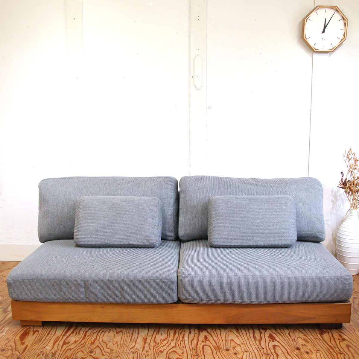 IDC大塚家具 テスタ ローソファ 二人掛け 2Pソファ アームレス エ