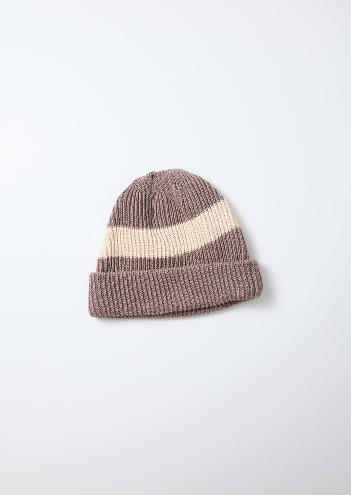 コットン フラックス ストライプビーニー - R5164｜ニット帽｜ROTOTO