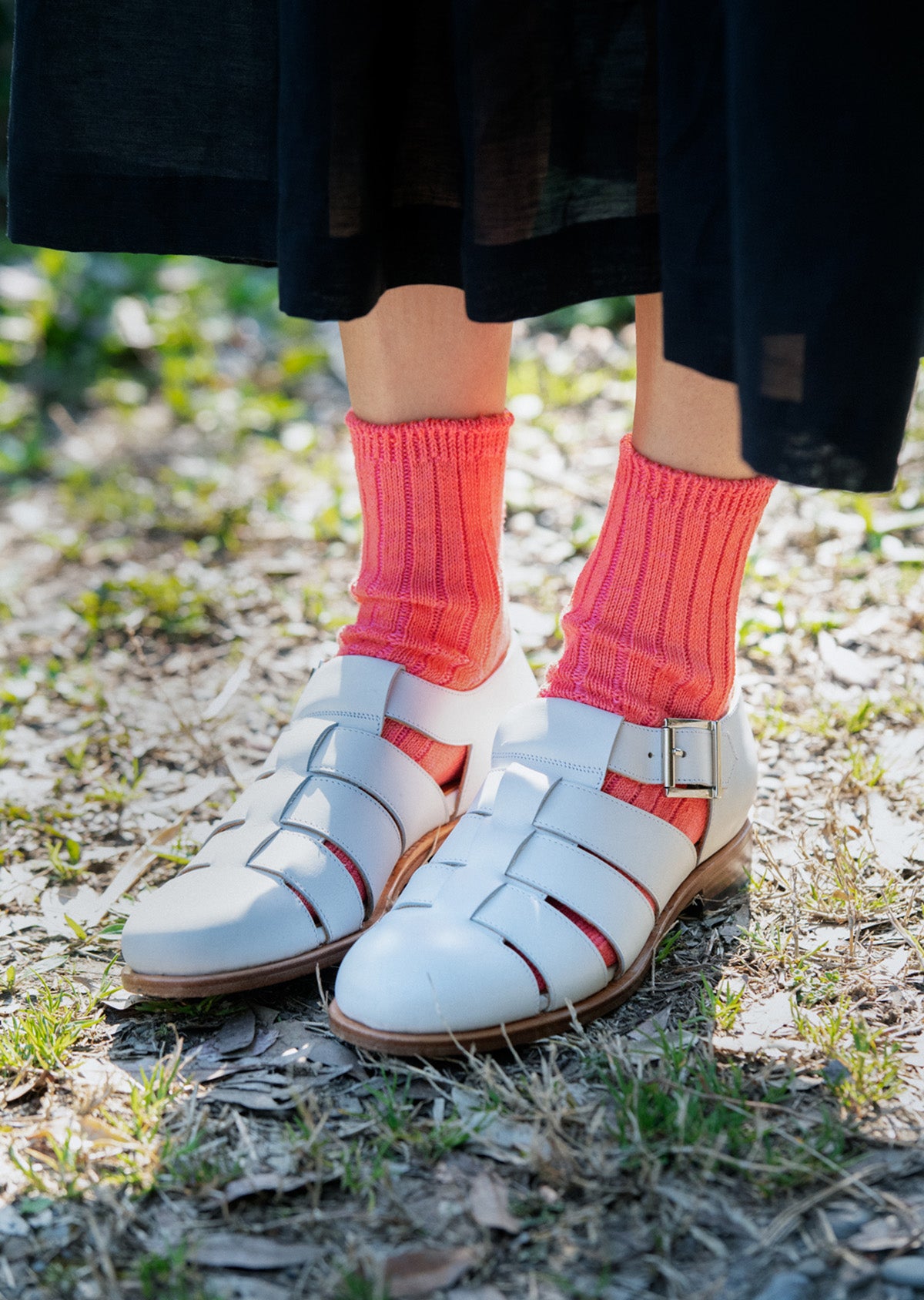 リネンコットンソックス - R1462｜靴下｜ROTOTO 公式通販オンライン