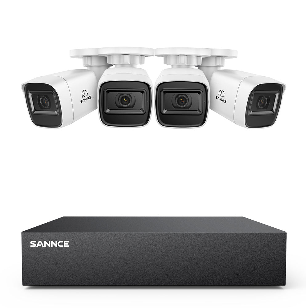 8-Channel 4 Camera 1080p Outdoor DVR Security System | SANNCE Store