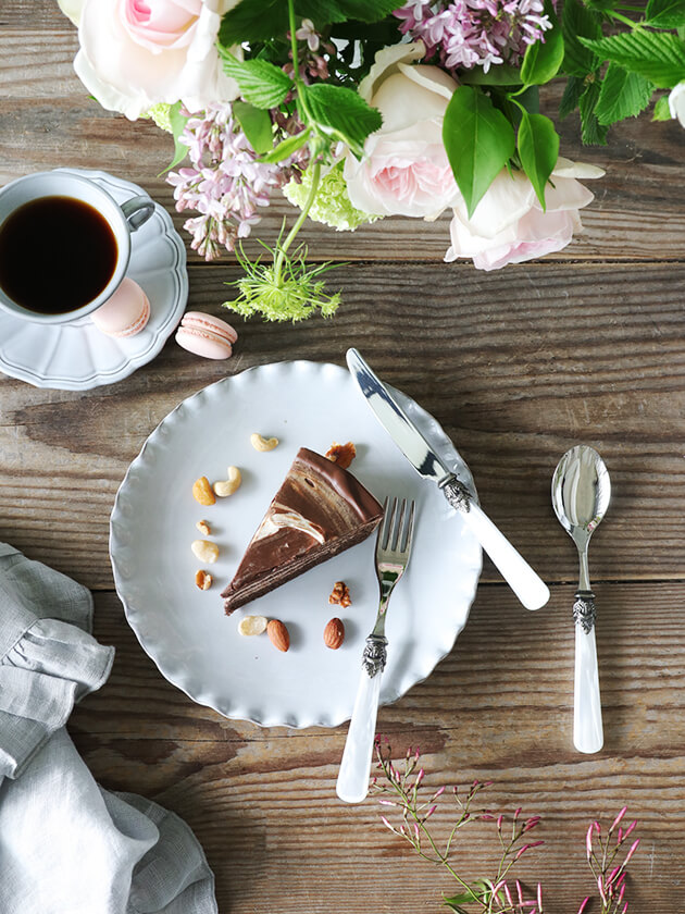 イタリア EME（エメ）社 Napoleonカトラリーパールホワイト