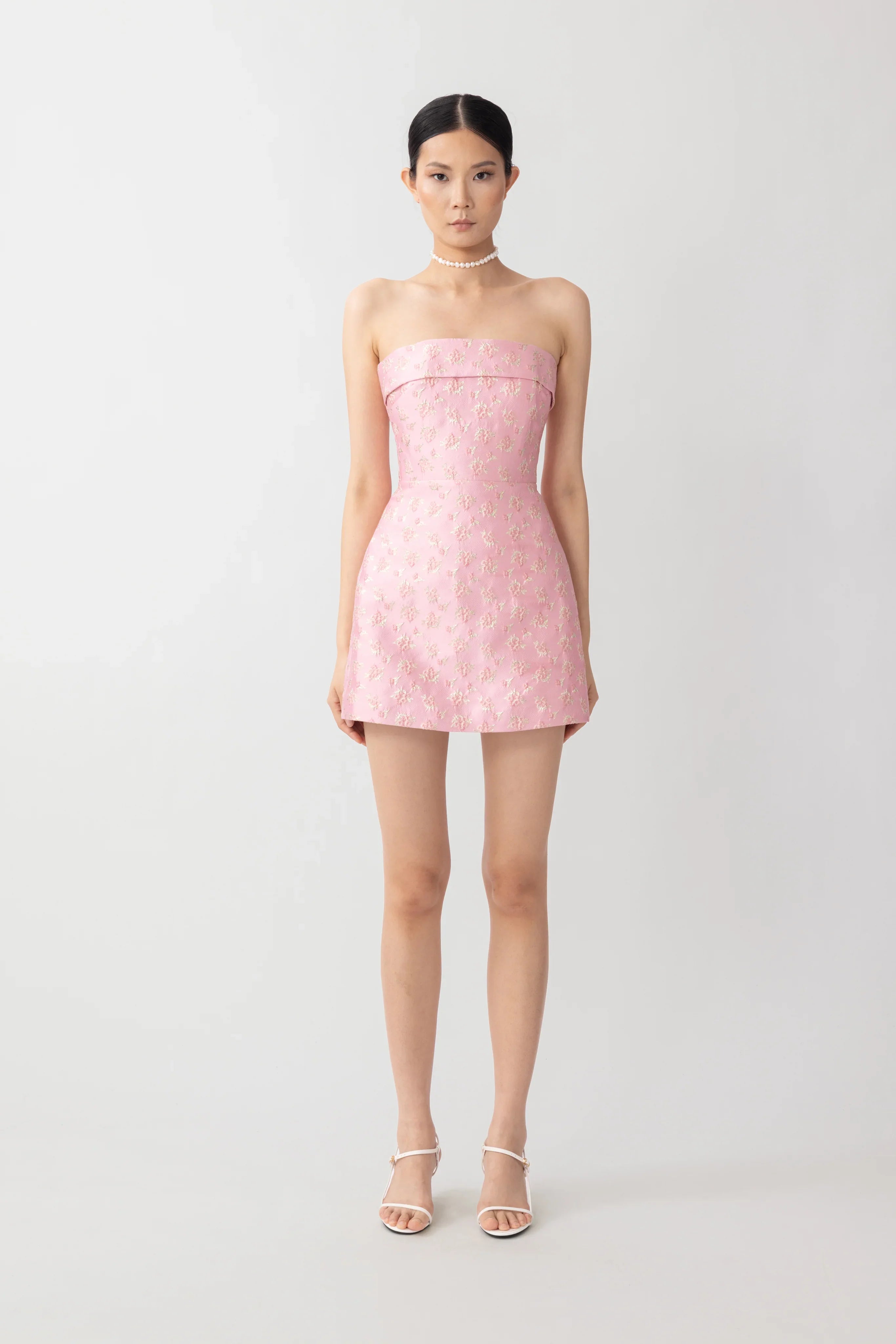 Jodie Jacquard Mini Dress – SAU LEE