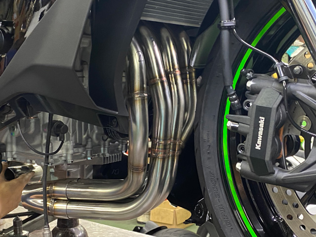 2022 Ninja ZX-25R / SE (2BK-ZX250E) POWERBOX FULL チタンブルー