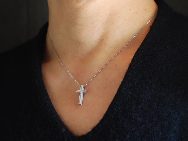 TWO ME CROSS NECKLACE/(S)/GARDEL（ガーデル） - DEFI - シルバー