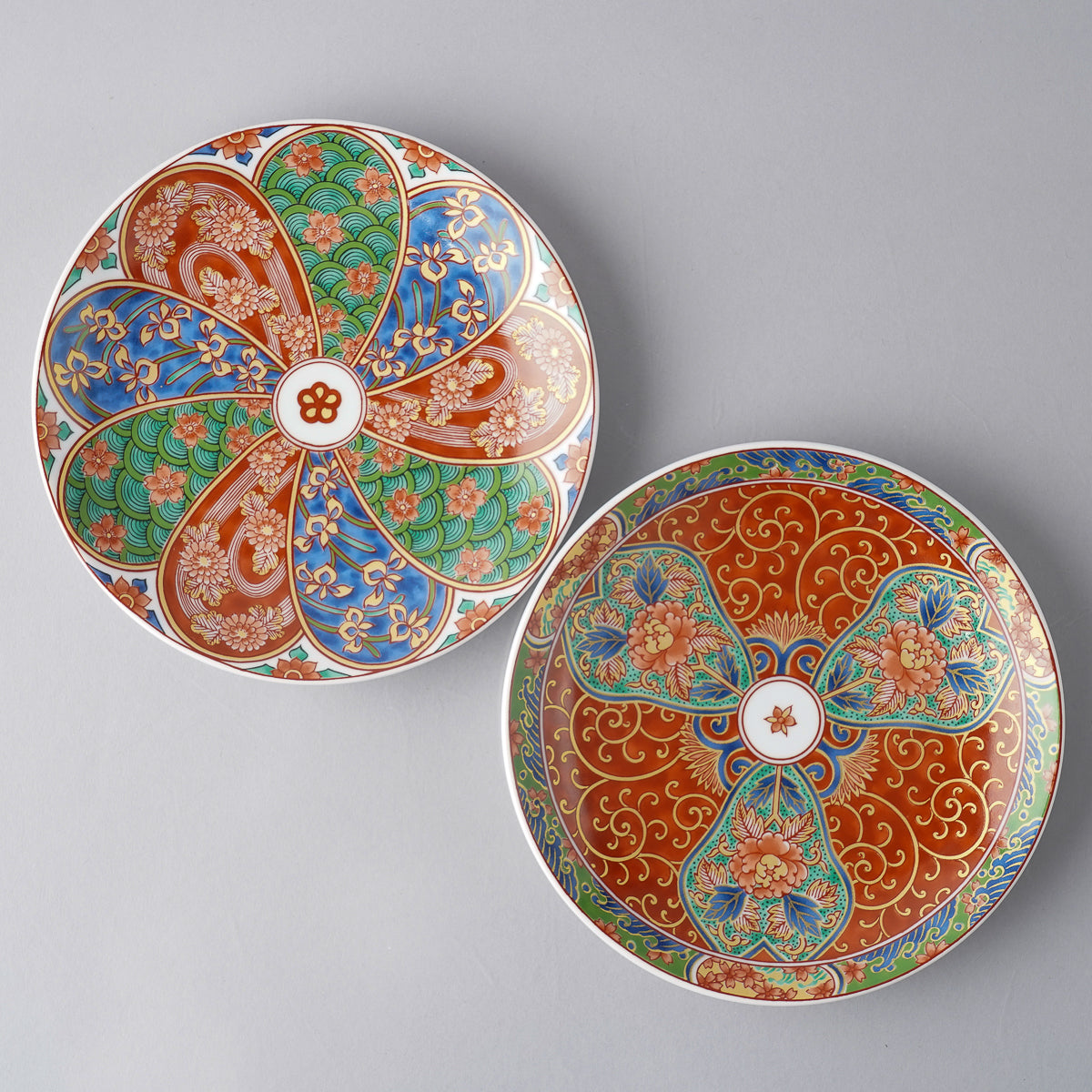 波佐見焼 古伊万里様式 菊割紋皿 14.5cm ARITA HASAMI JAPAN