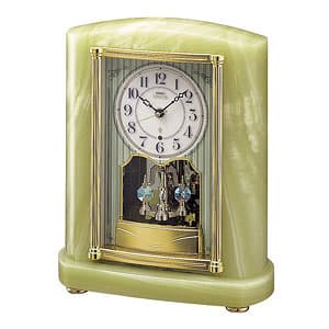 SEIKO EMBLEM セイコーエムブレム 天然石の風合いが魅力な回転飾り電波