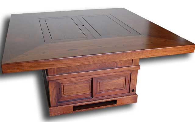 座卓兼用囲炉裏テーブル 欅