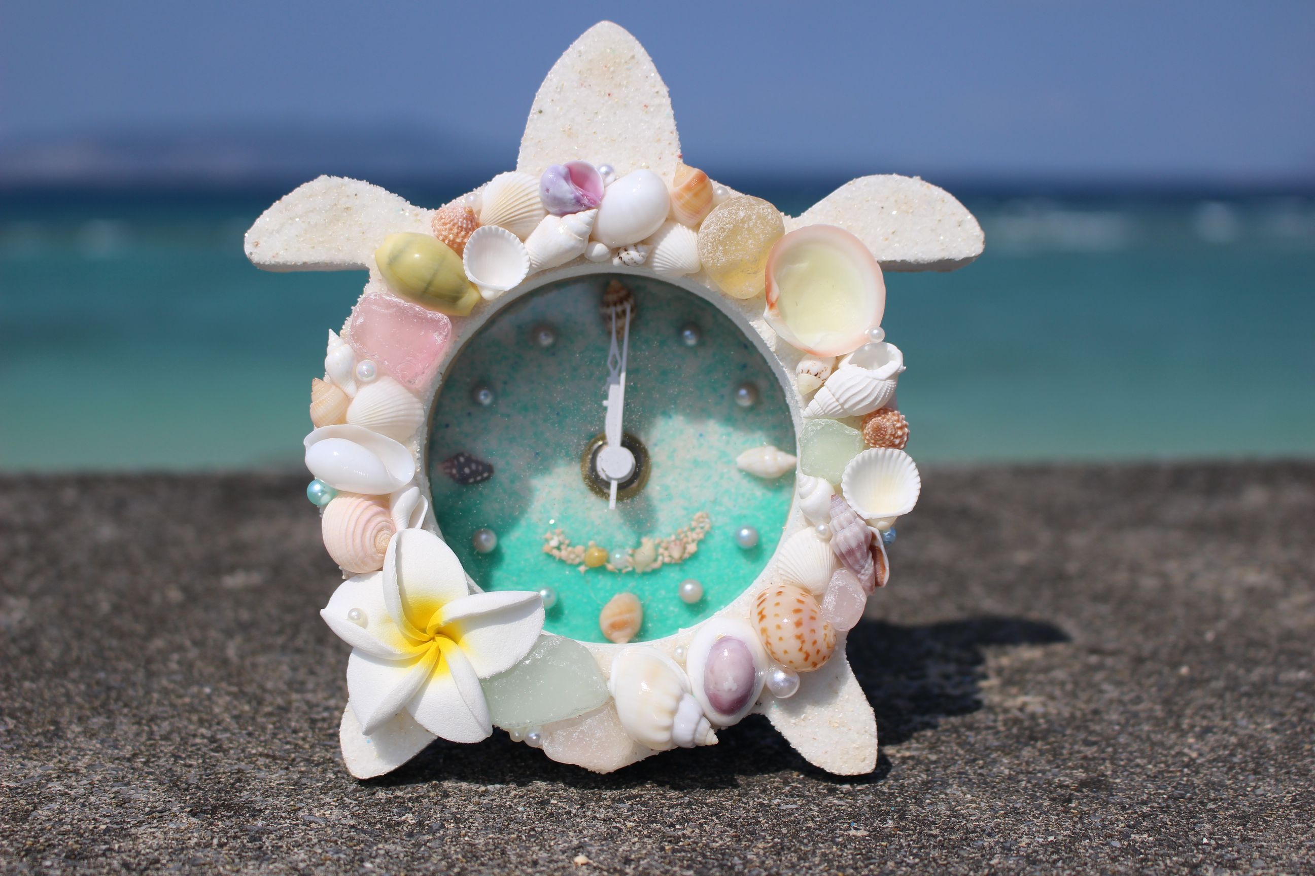 AKI工房 オーシャンクロック(カメ) 商品詳細｜【AKI工房】沖縄県恩納村