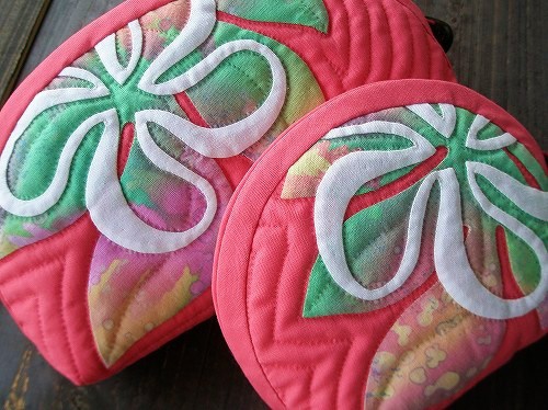 ハワイアンキルトキットポーチカート2 ハワイアンキルトキット＆コナ