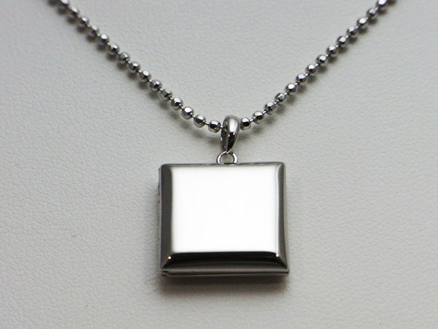 ロケットペンダント ペンダント トップ プラチナ四角型[小] – オール