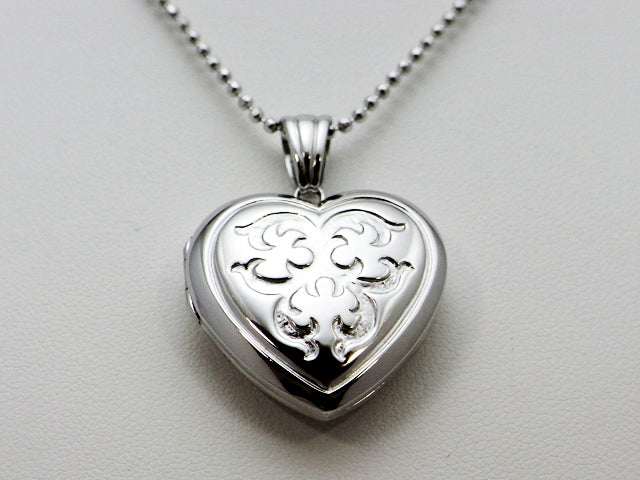 ロケットペンダント ペンダント トップ ハート型[大]18金イエロー