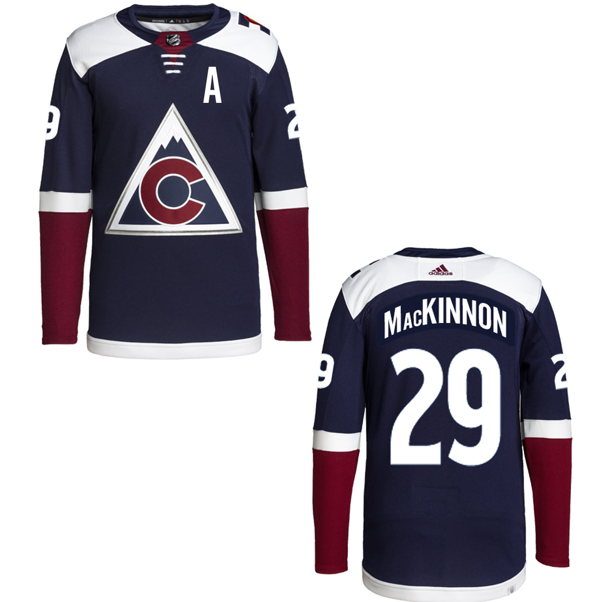 Colorado Avalanche #29 Nathan Mackinnon (A) Primegreen Alternate