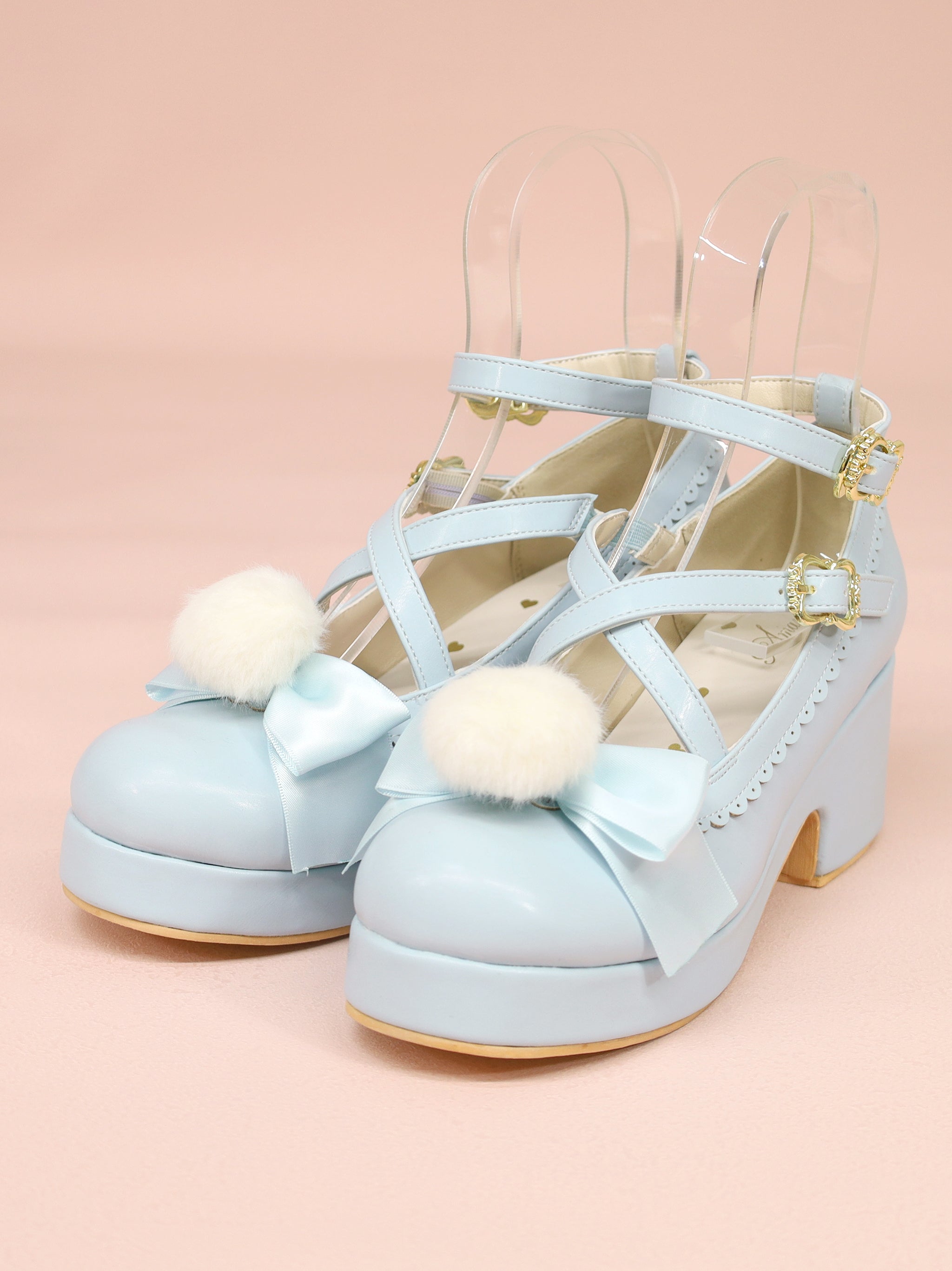 ファーリボン付クロスパンプス – Amavel（アマベル）公式サイト