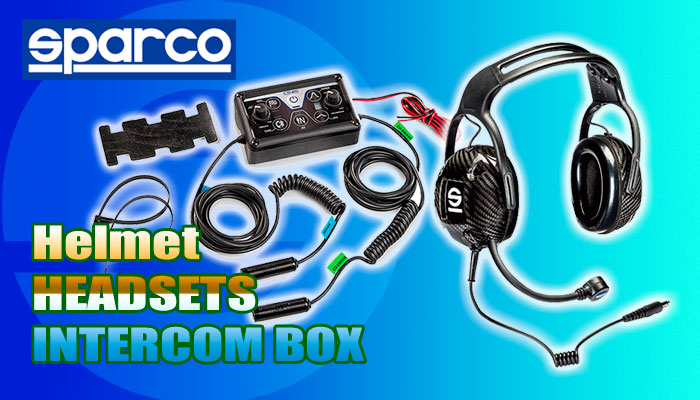 スパルコ(SPARCO) ヘルメット ヘッドセット/インカムボックス