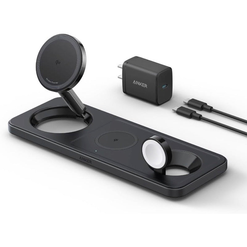 Anker MagGo Wireless Charging Station (3-in-1 Pad) | ワイヤレス