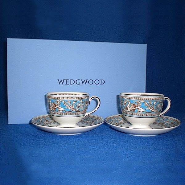 ウェッジウッド（Wedgwood）ターコイズジュエル ティーカップ
