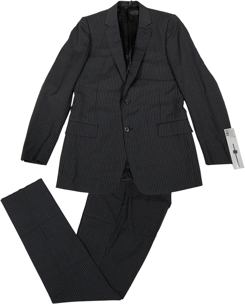 arc+shop】58%off！チャコールグレーストライプスーツ(Dior homme