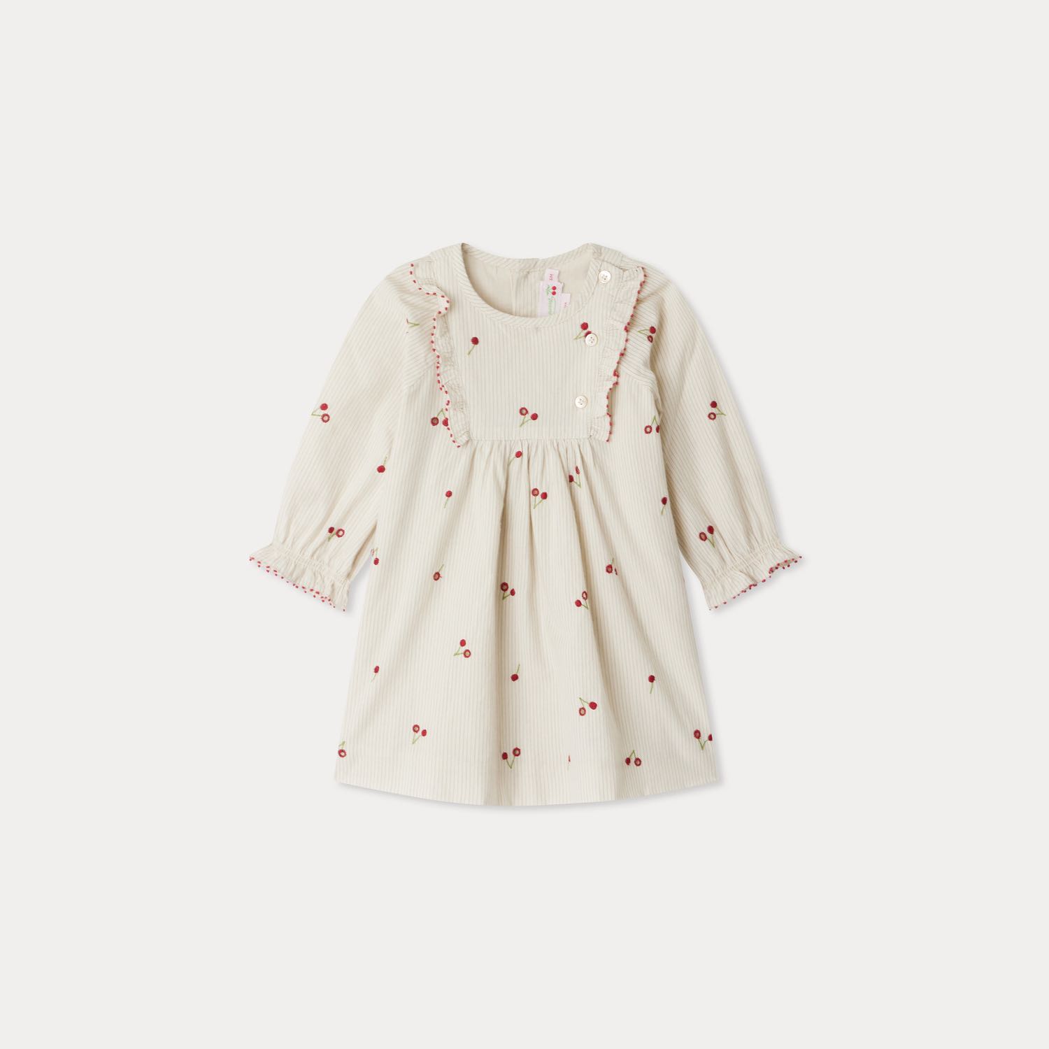 ボンポワン オンラインストア | Bonpoint チェリー刺繍ドレス