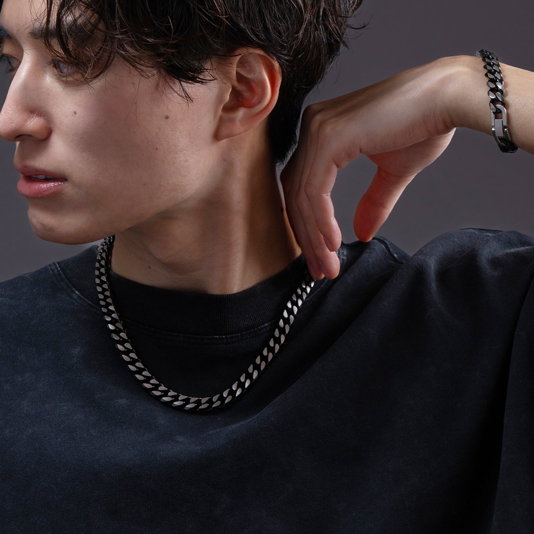 ブラックチェーンネックレス / BSN-701 – BLESS