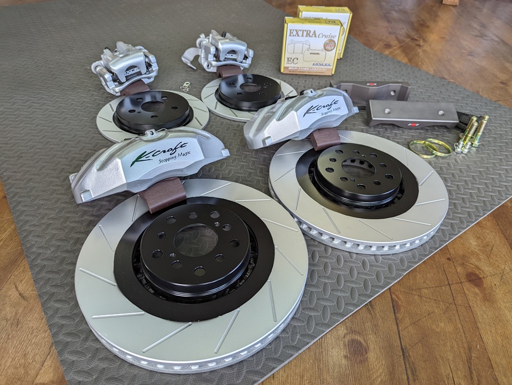 プリウス30 ZVW30にUCF30ブレーキKIT移植、リア