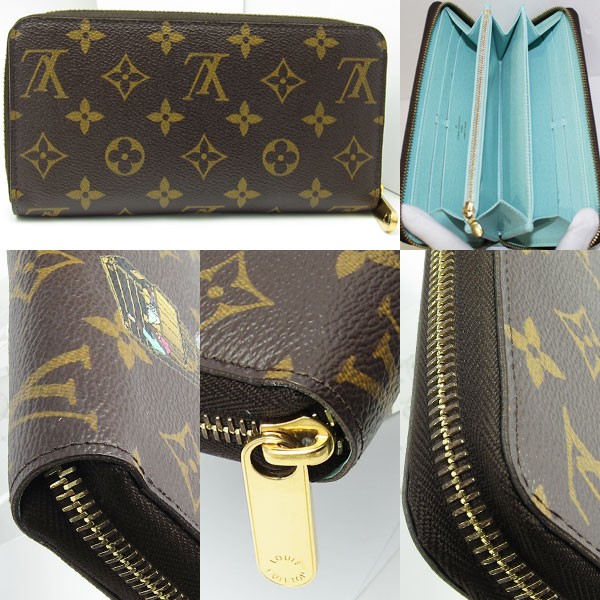 ルイヴィトン モノグラム ジッピーウォレット 2011年限定 気球プリント