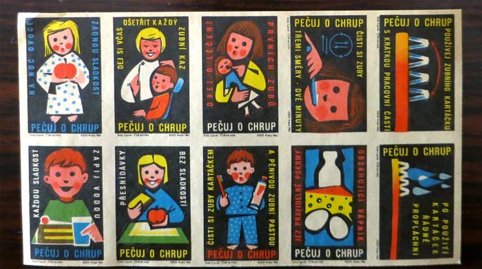 チェコの絵本・雑貨販売のcesta】マッチラベル