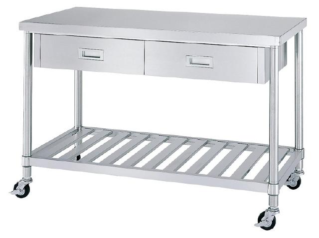 シーダブルデーCWD／ステンレス作業台移動式、ステンレス作業台