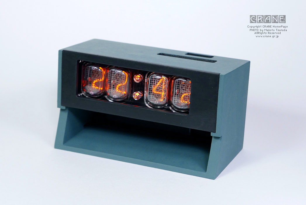 ニキシー管置き時計のケース製作とコードレス化 旧ソ連のチューブ使用