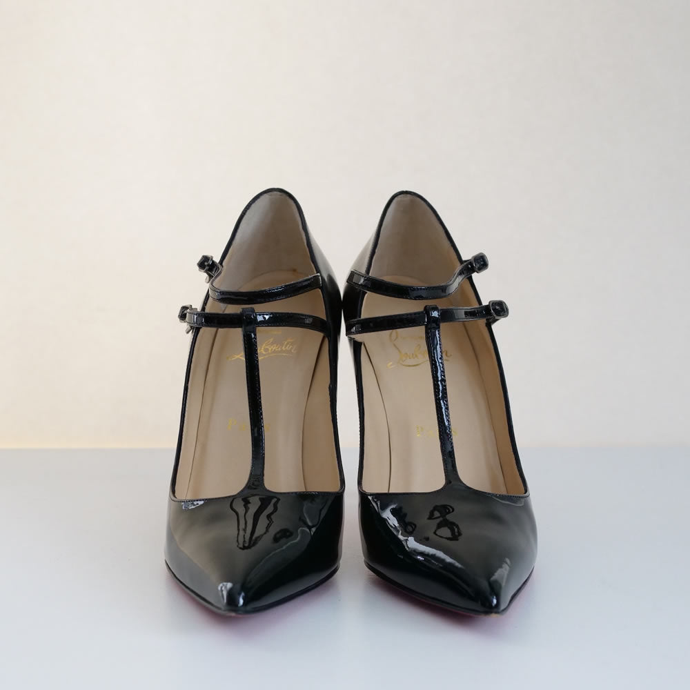 OLD&VINTAGE] CHRISTIAN LOUBOUTIN Tストラップパンプス – dim at noon
