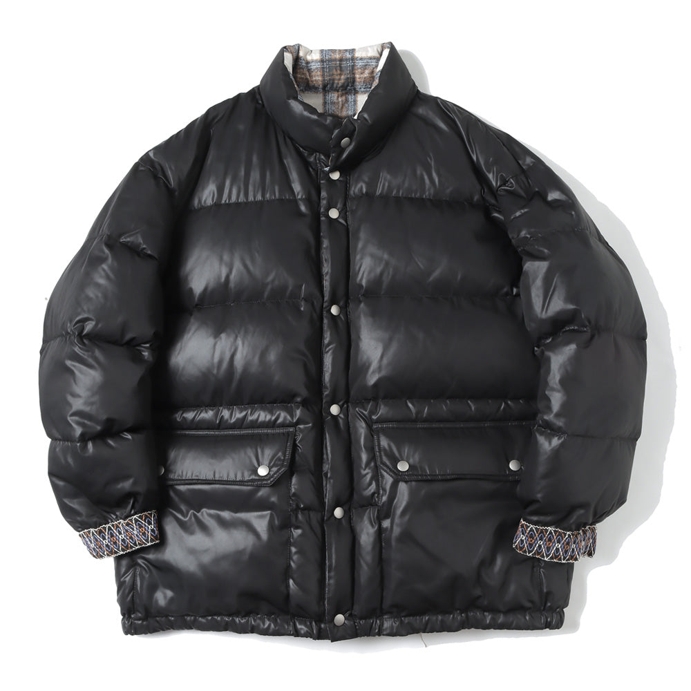 DAIRIKU(ダイリク)Check Nylon Reversible Down Jacket (23AW J-3