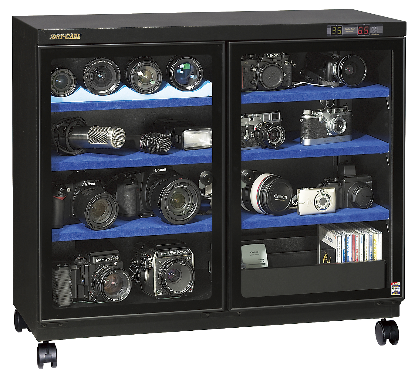 大型 カメラ30台以上収納｜防湿庫（カメラ・レンズ保管）のトーリ・ハン