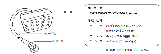 ラムダ3MAX for oil | 商品紹介 | EATUNING