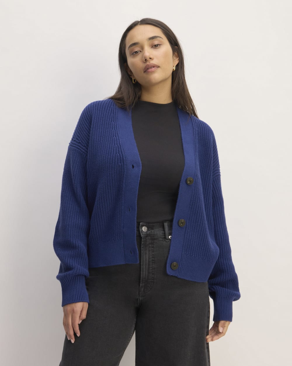 The Boxy Cardigan in Everyday Cotton | Bellwether Blue – Everlane