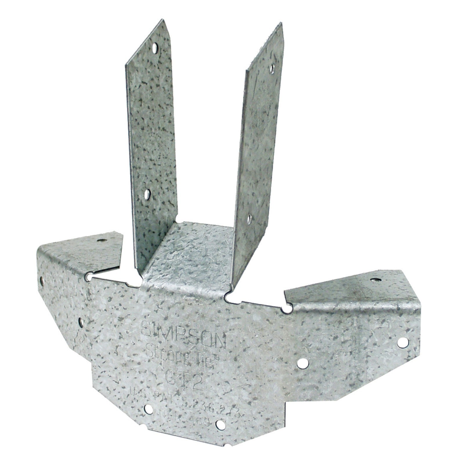 Simpson GT2Z Gazebo Tie, 16 Gauge - Zmax Finish – Fasteners Plus