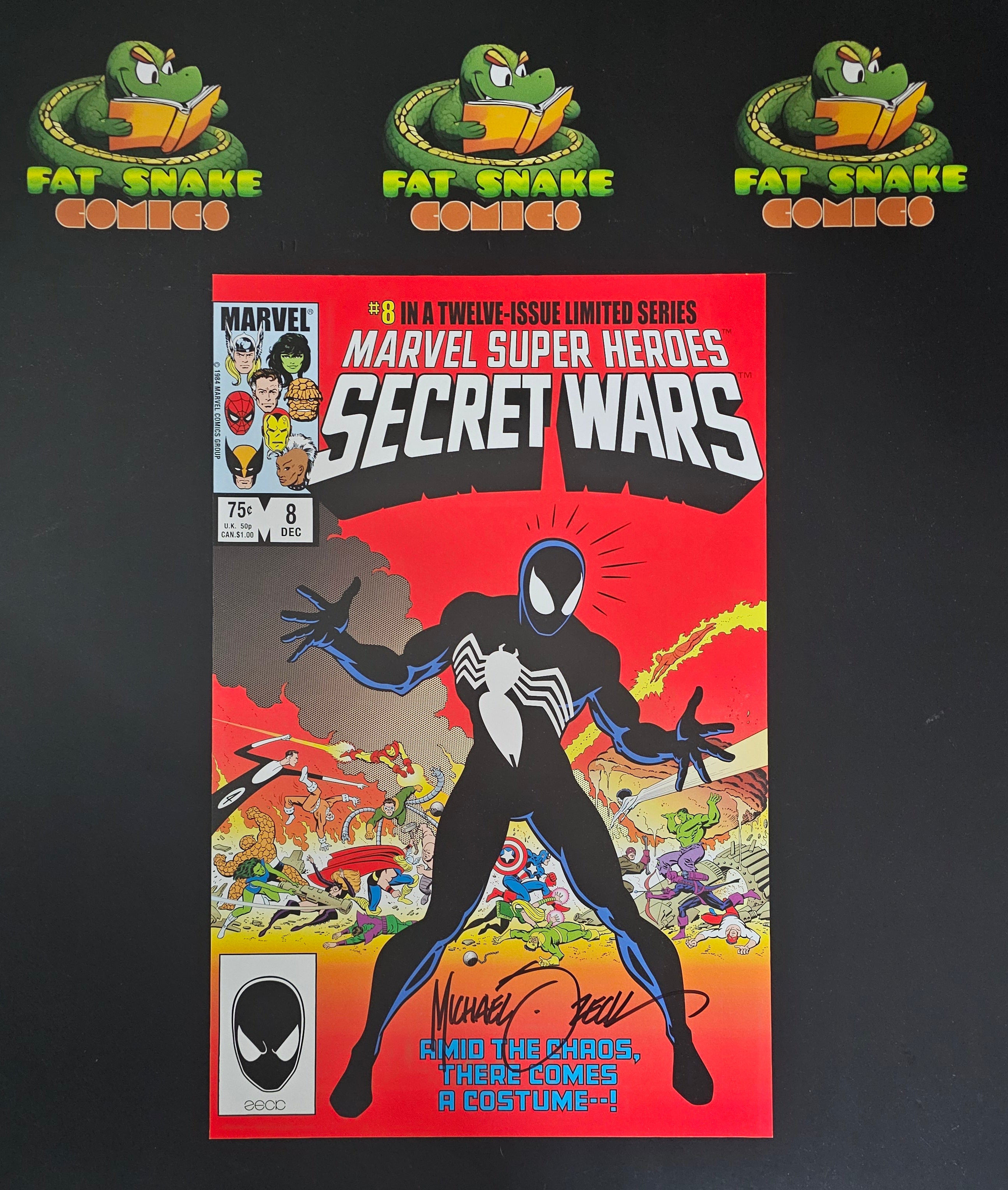 Mike Zeck's Marvel Super Heroes Secret Wars #8 Signed Colored Art