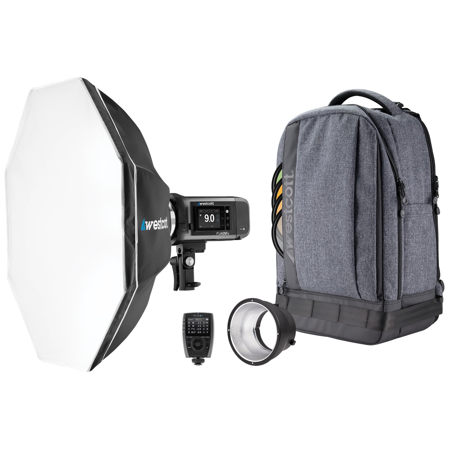 FJ400 II Strobe 1-Light Backpack Kit