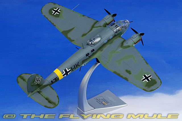Corgi AA33706 - He 111 Diecast Model, Luftwaffe III./KG 26